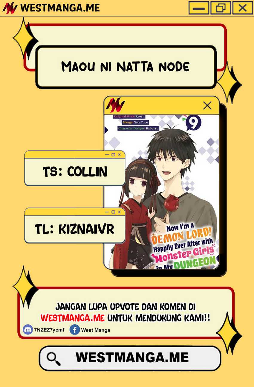 Maou ni Natte node – Dungeon Tsukutte Jingai Musume to Honobono suru Chapter 79.1 Bahasa Indonesia