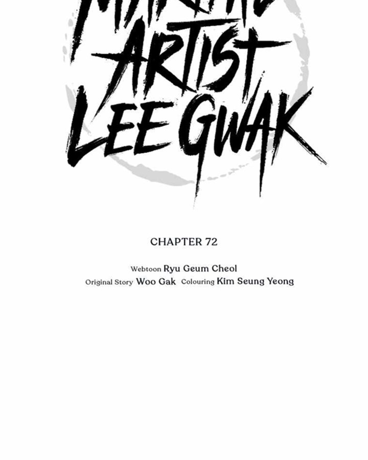 Martial Artist Lee Gwak chapter 72