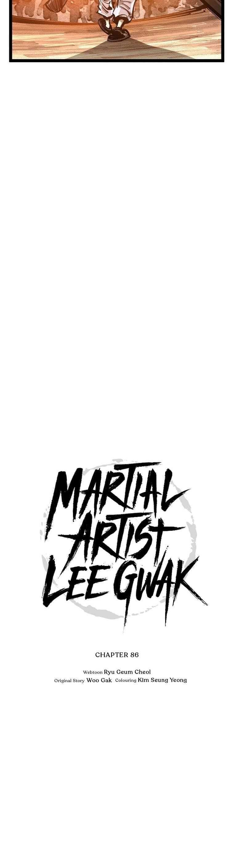 Martial Artist Lee Gwak chapter 86