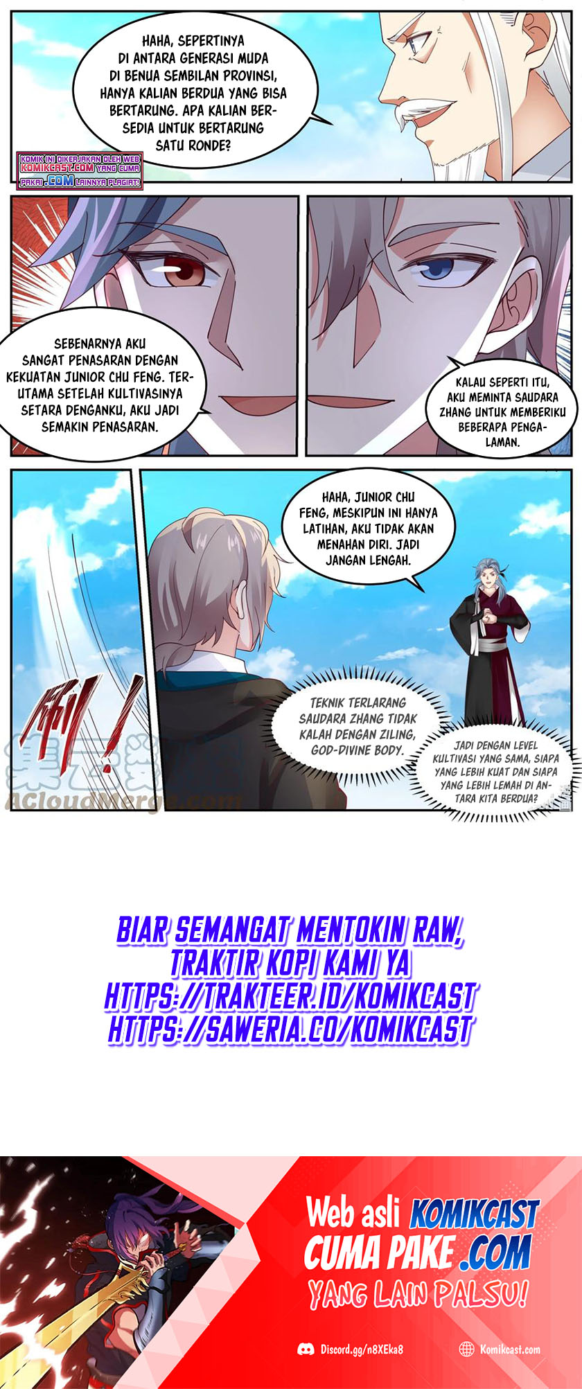 Martial God Asura Chapter 410 Bahasa Indonesia