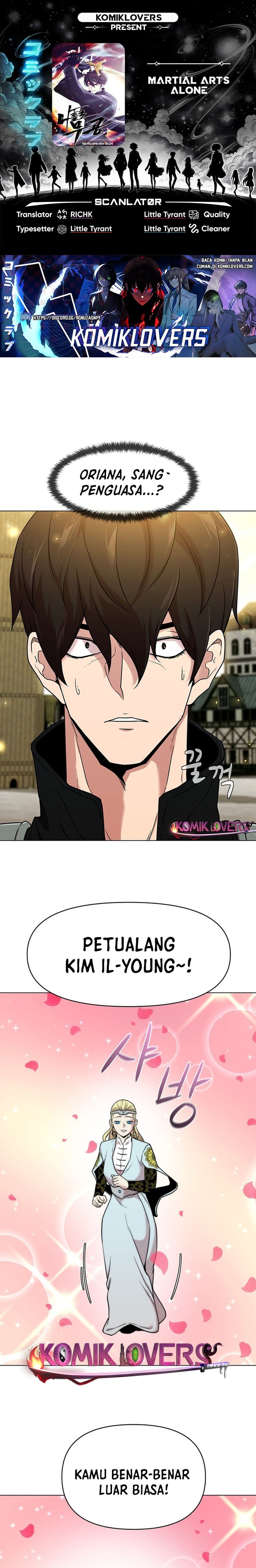 Martial Arts Alone Chapter 30 Bahasa Indonesia