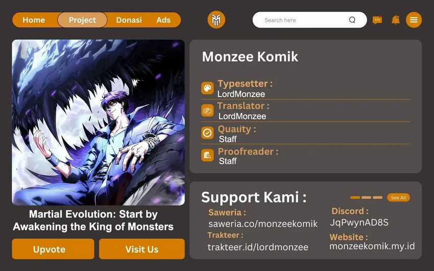 Martial Evolution: Start by Awakening the King of Monsters chapter 18