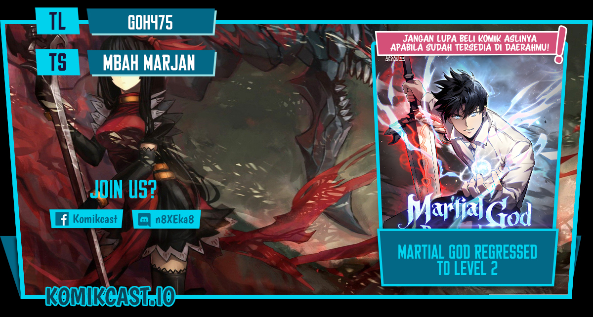 Martial God Regressed to Level 2 Chapter 18 Bahasa Indonesia