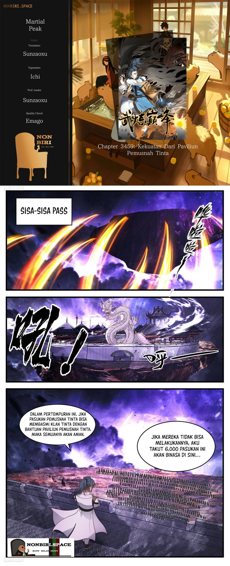 Martial Peak Chapter 3459 Bahasa Indonesia