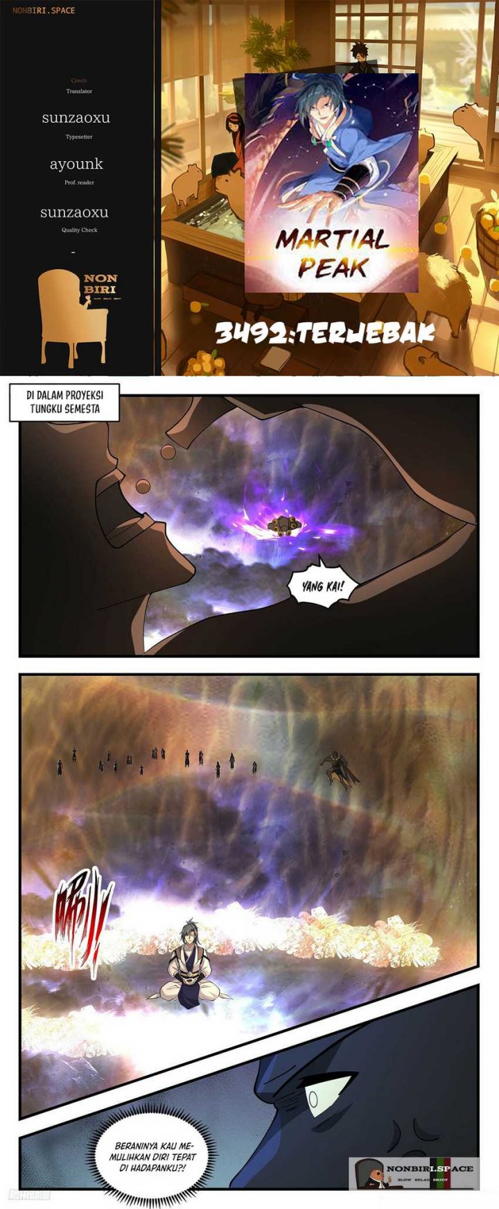 Martial Peak Chapter 3492 Bahasa Indonesia