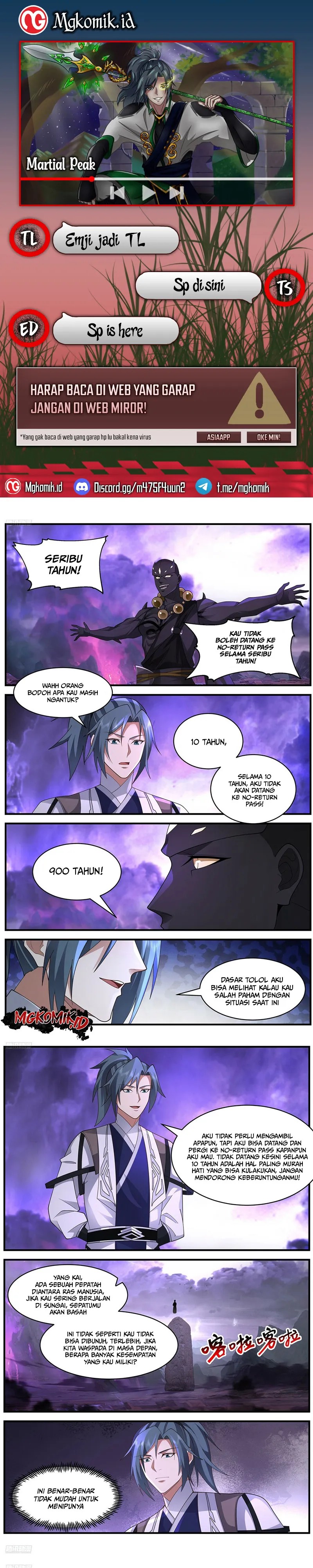 Martial Peak Chapter 3648 Bahasa Indonesia