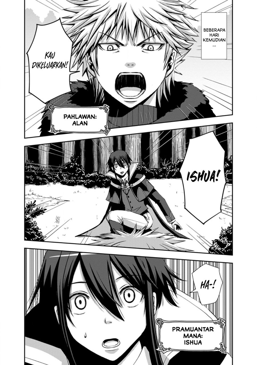 Maryoku Mugen no Manaporter – Party no Maryoku wo Subete Kyoukyuu shiteita no ni, Yuusha ni Tsuihousaremashita. Maryoku Fusoku de Seiken ga Tsukaenai to Asette mo, Member Zenin ga Yuusha wo Mikagitta no de Mou Osoi chapter 1