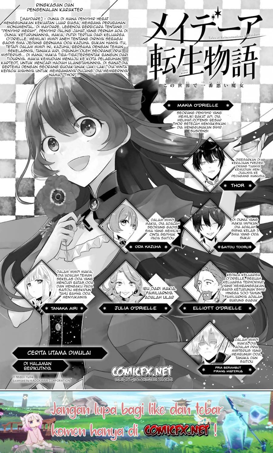 Maydare Tensei Monogatari: Kono Sekai de Ichiban Warui Majo chapter 4