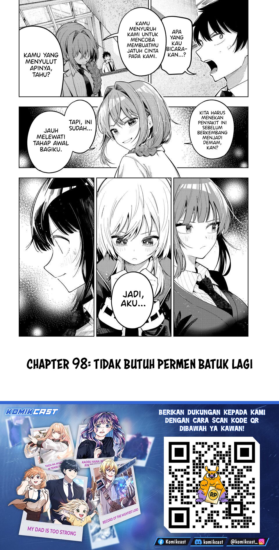 Mayonaka Heart Tune Chapter 98 Bahasa Indonesia
