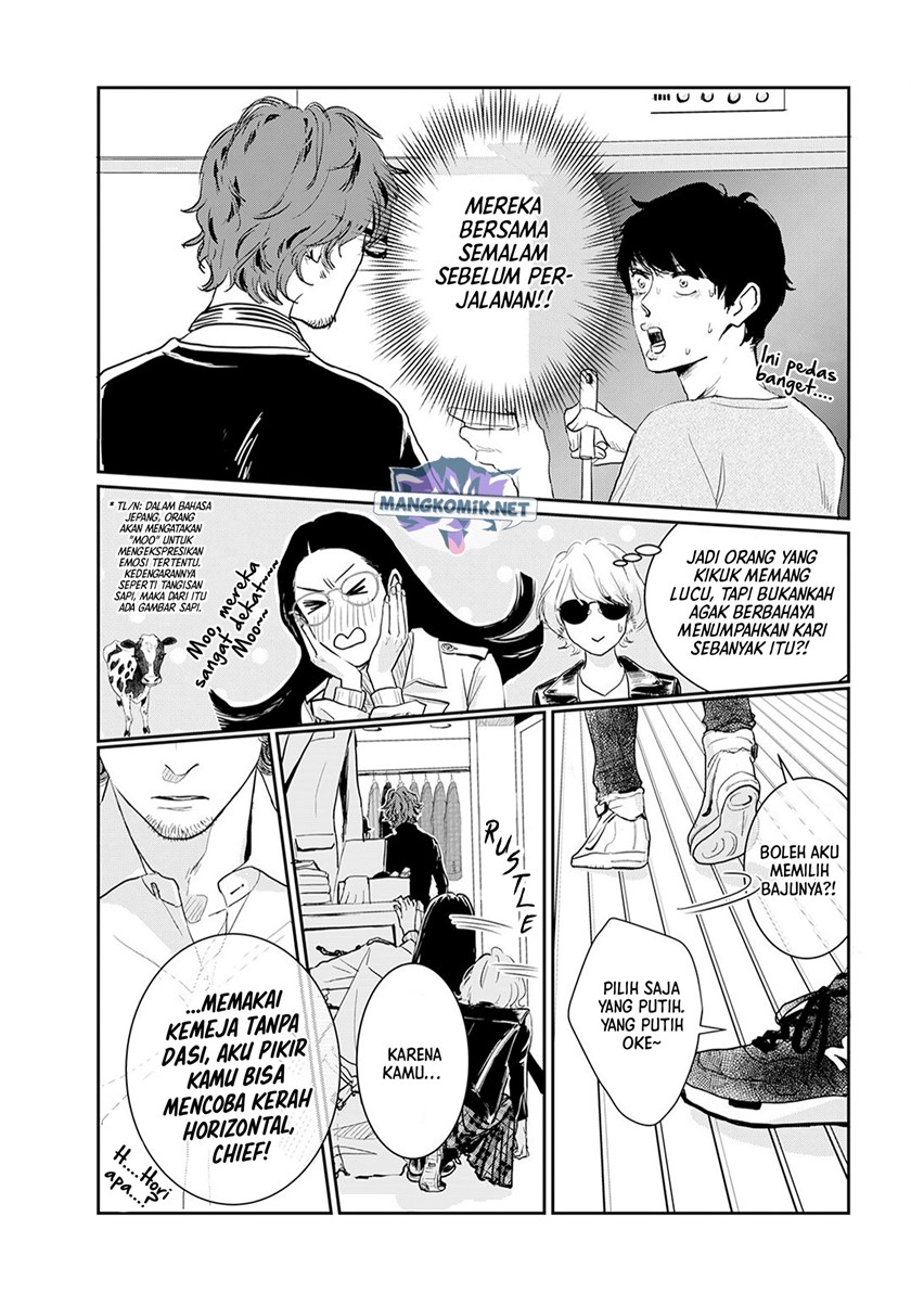 Me no Doku Sugiru Shokuba no Futari Chapter 09.5 Bahasa Indonesia
