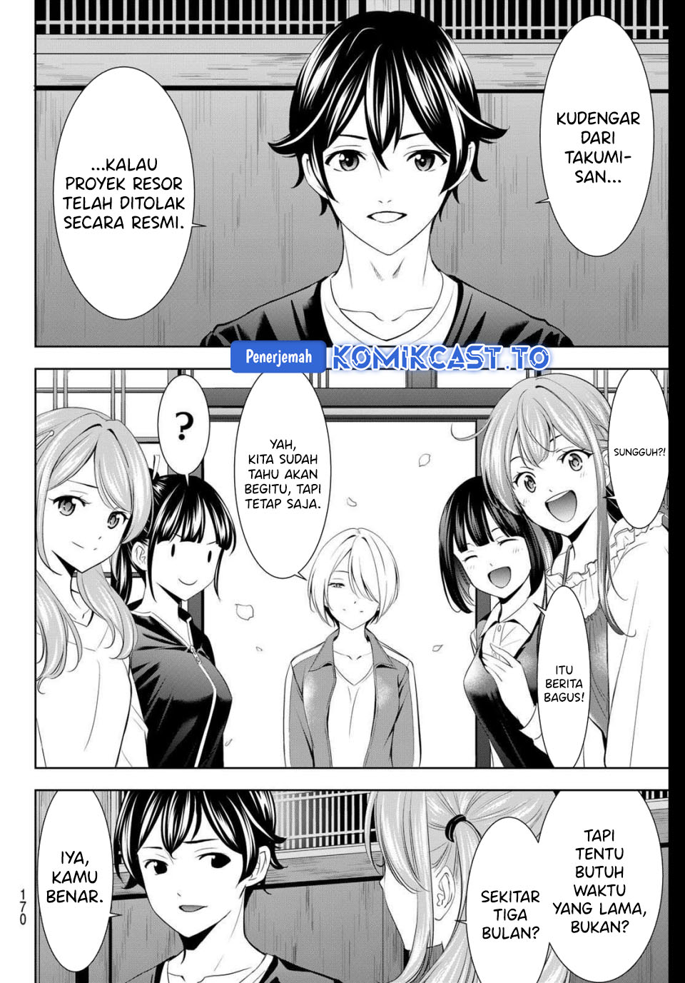 Megami no Kafeterasu (Goddess Café Terrace) Chapter 215 Bahasa Indonesia