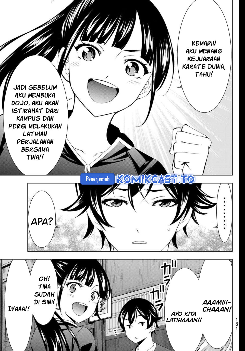 Megami no Kafeterasu (Goddess Café Terrace) Chapter 215 Bahasa Indonesia
