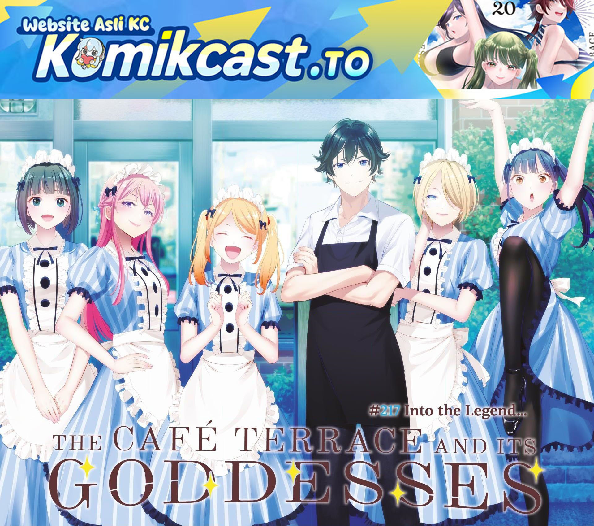 Megami no Kafeterasu (Goddess Café Terrace) Chapter 217 Bahasa Indonesia