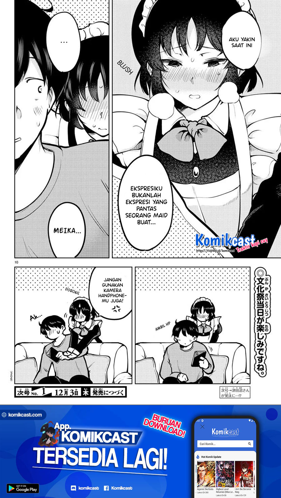 Meika-san Can’t Conceal Her Emotions Chapter 44 Bahasa Indonesia