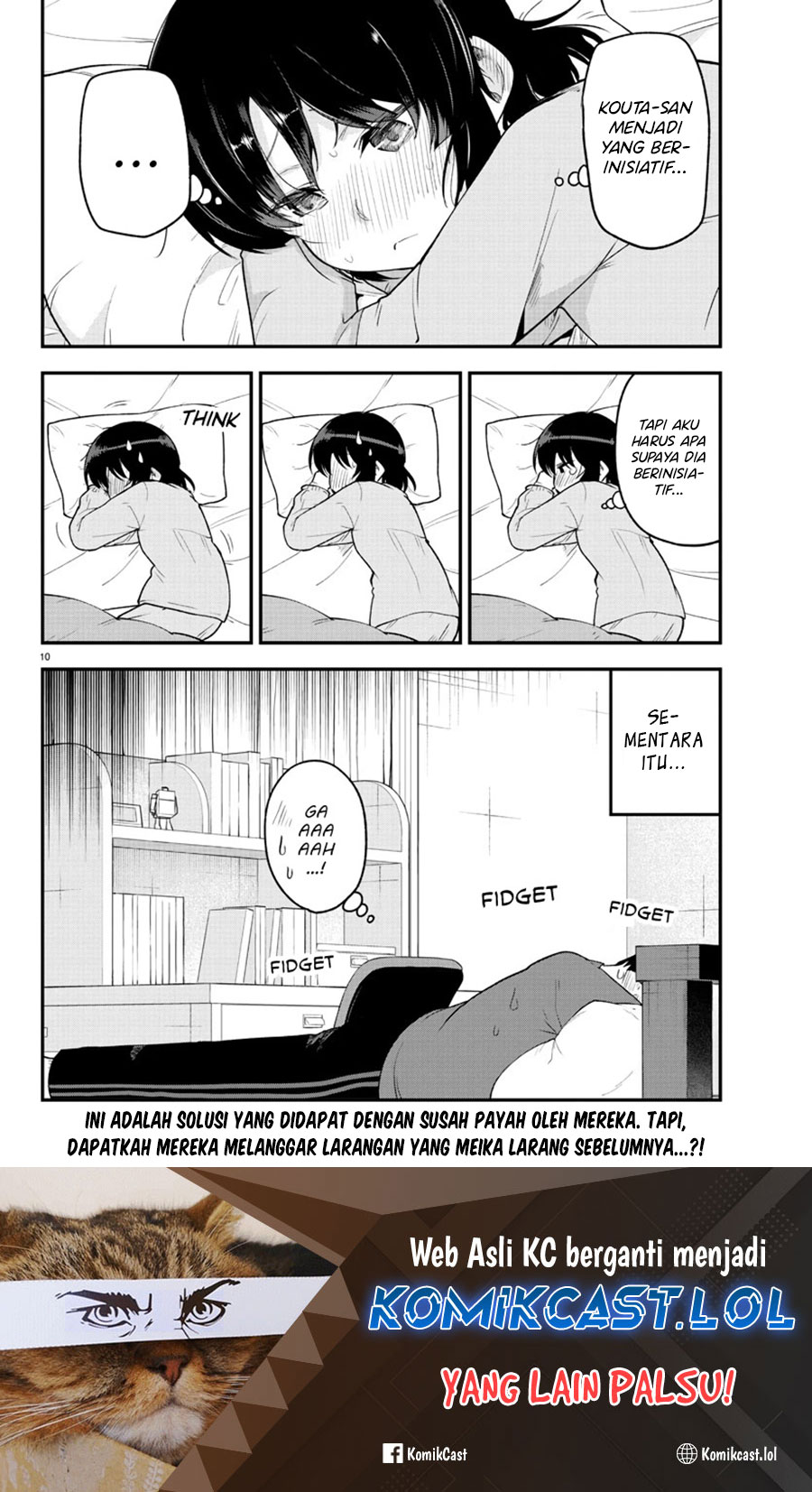 Meika-san Can’t Conceal Her Emotions Chapter 128 Bahasa Indonesia