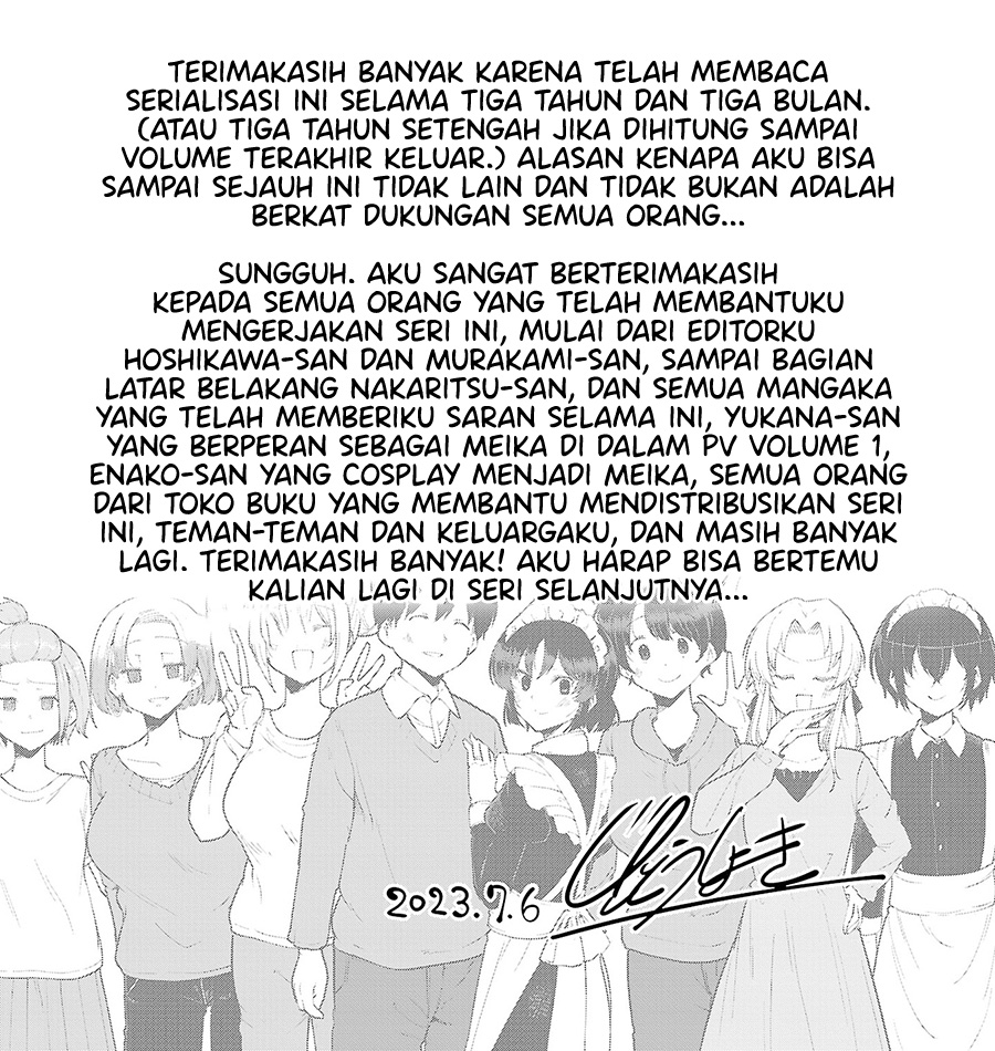 Meika-san Can’t Conceal Her Emotions Chapter 153.5 Bahasa Indonesia
