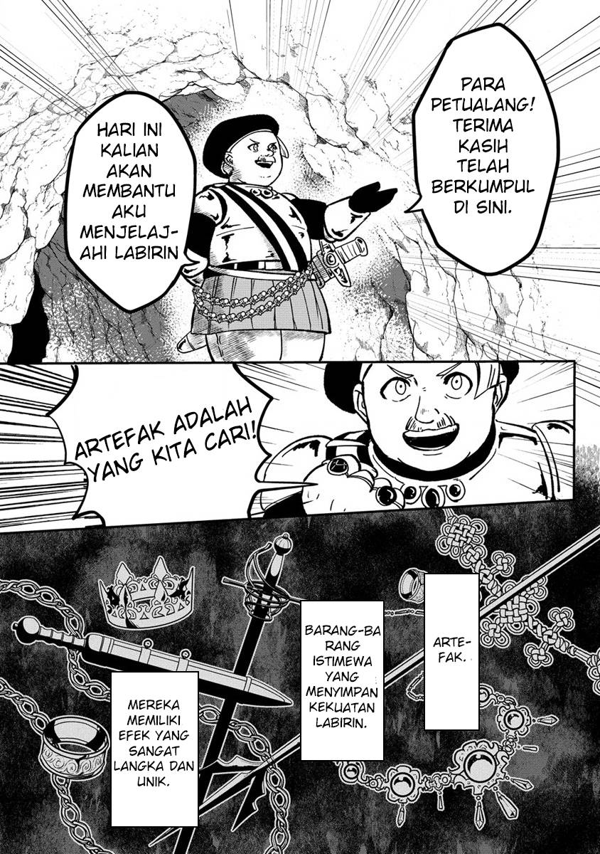 Meikyuu Gurashi no Boukensha wa Dungeon Master wo Yametai Chapter 01 Bahasa Indonesia