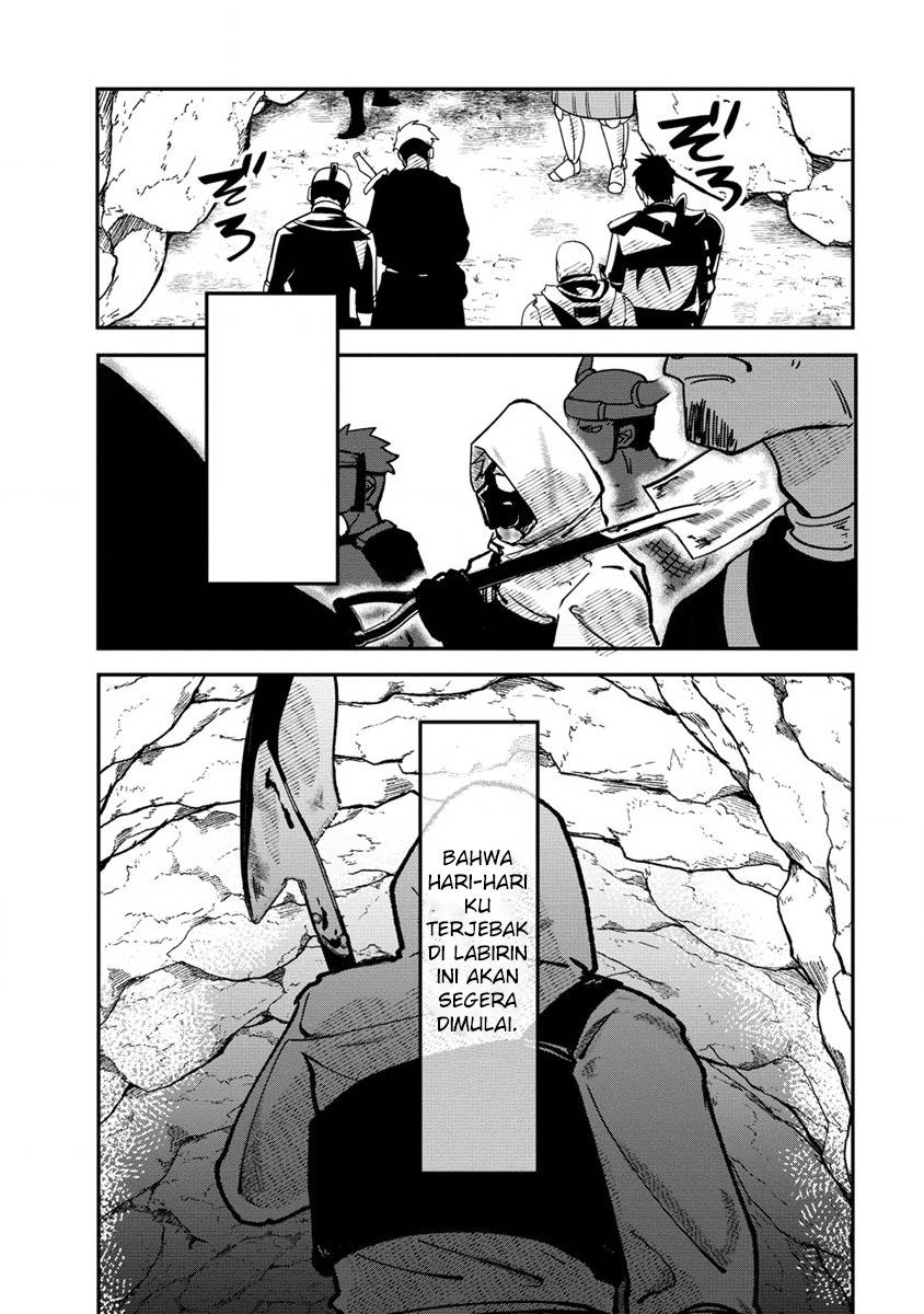 Meikyuu Gurashi no Boukensha wa Dungeon Master wo Yametai Chapter 01 Bahasa Indonesia