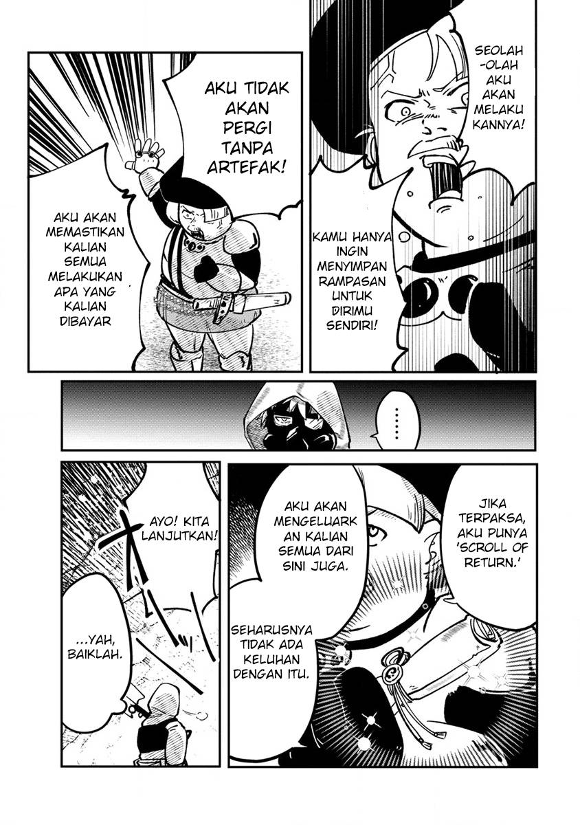 Meikyuu Gurashi no Boukensha wa Dungeon Master wo Yametai Chapter 01 Bahasa Indonesia