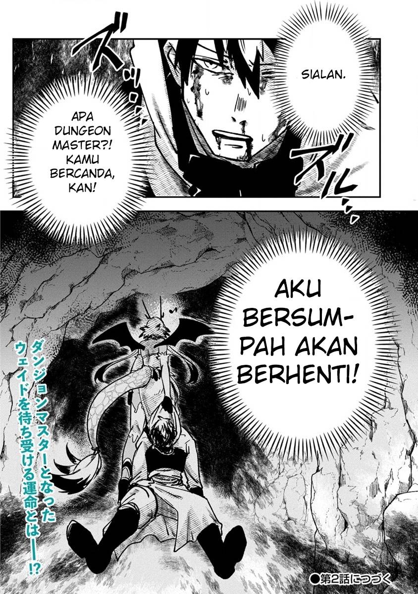 Meikyuu Gurashi no Boukensha wa Dungeon Master wo Yametai Chapter 01 Bahasa Indonesia