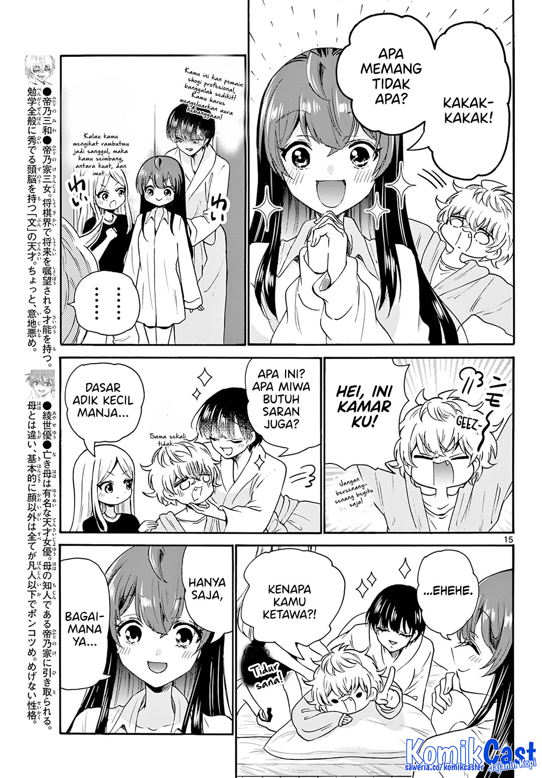 Mikadono Sanshimai wa Angai, Choroi Chapter 50 Bahasa Indonesia