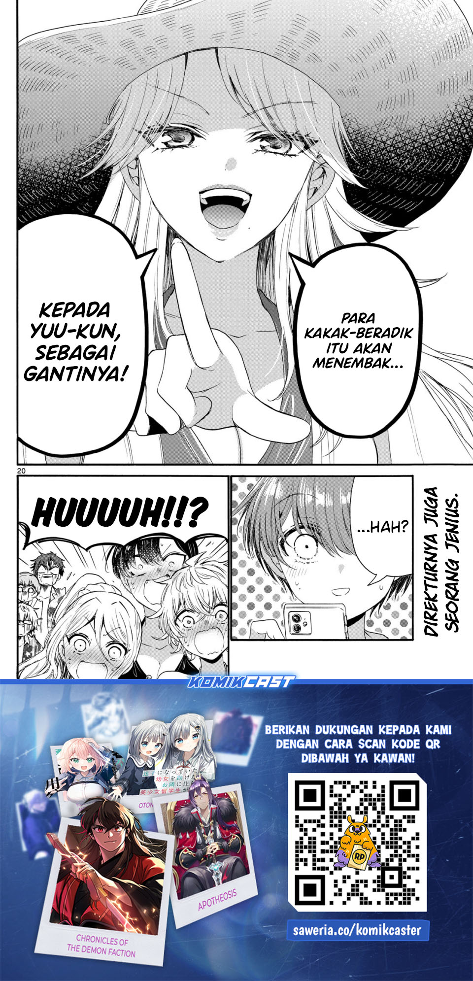 Mikadono Sanshimai wa Angai, Choroi Chapter 95 Bahasa Indonesia