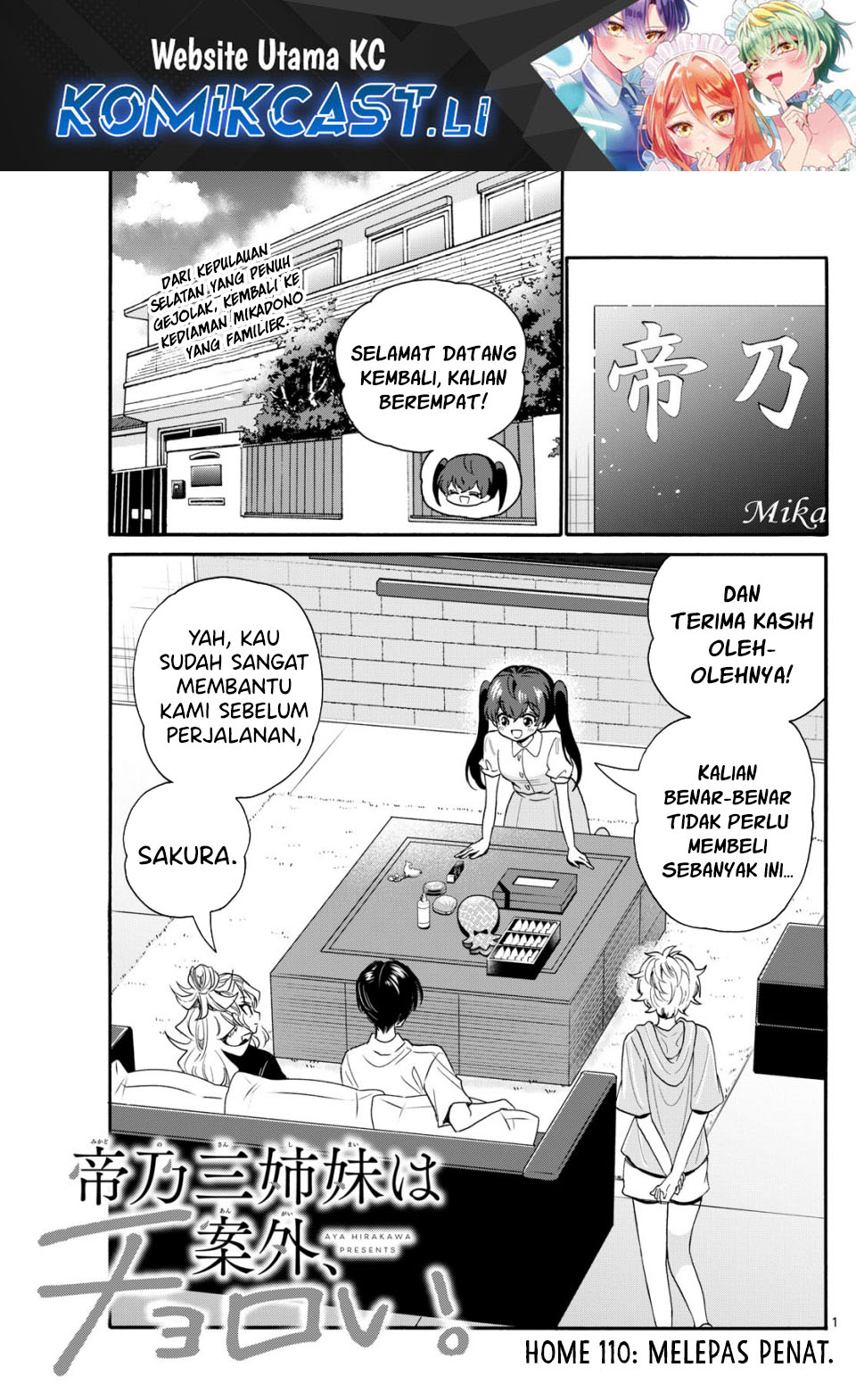 Dilarang COPAS - situs resmi www.mangacanblog.com - Komik mikadono sanshimai wa angai choroi 110 - chapter 110 111 Indonesia mikadono sanshimai wa angai choroi 110 - chapter 110 Terbaru 1|Baca Manga Komik Indonesia|Mangacan