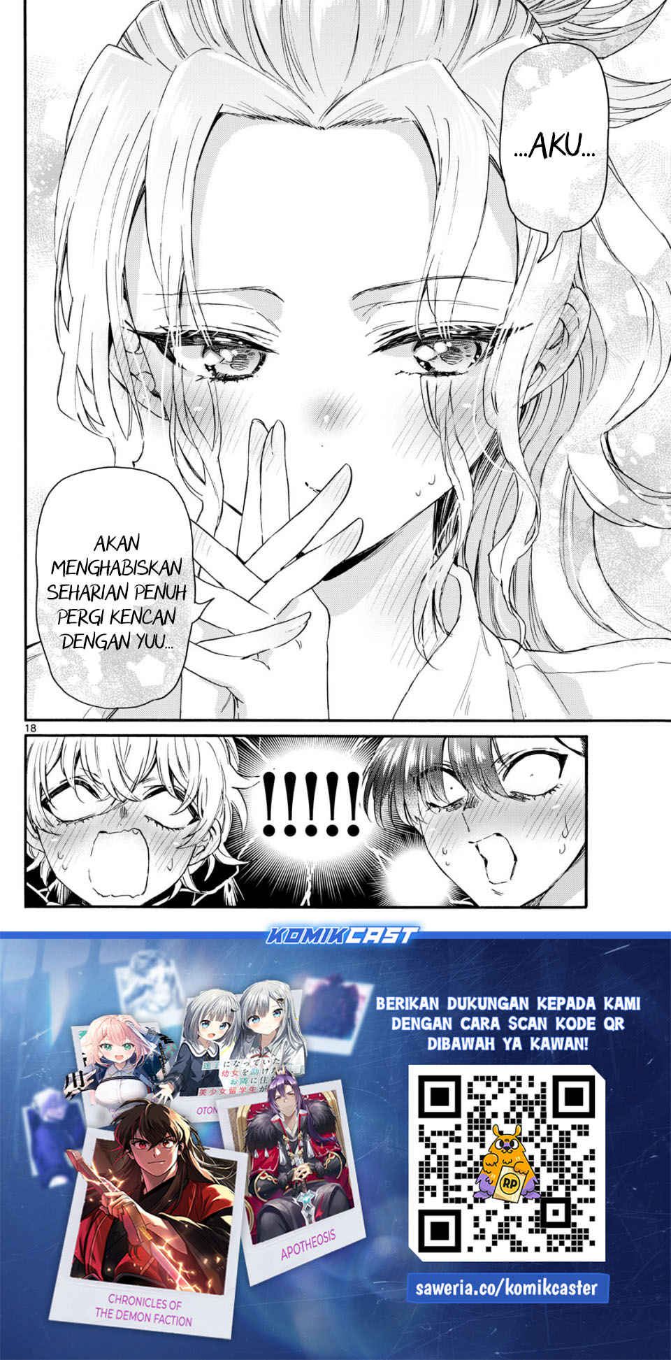 Mikadono Sanshimai wa Angai, Choroi Chapter 130 Bahasa Indonesia