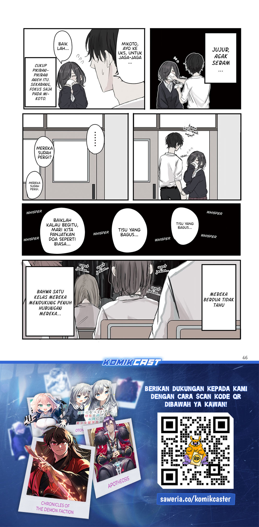 Mikoto-chan wa Kirawaretakunai! Chapter 20 Bahasa Indonesia