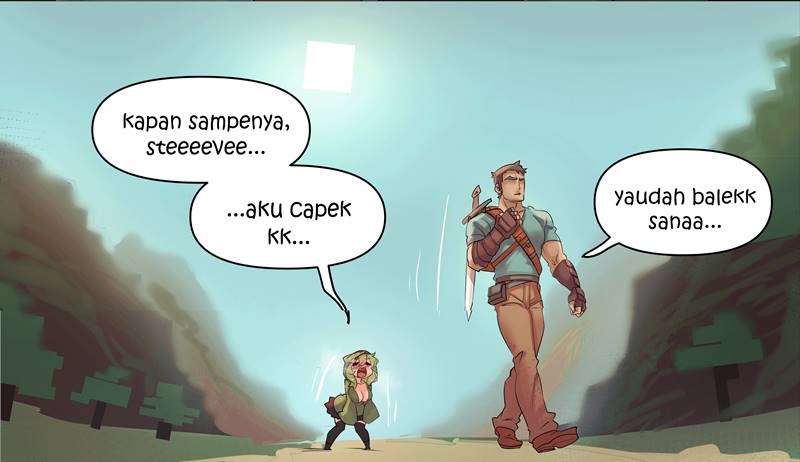 Minecraft Waifu Chapter 09 Bahasa Indonesia