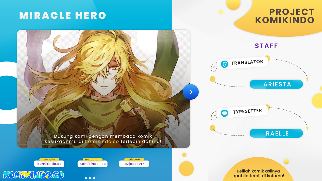 Miracle Hero! Chapter 93 Bahasa Indonesia
