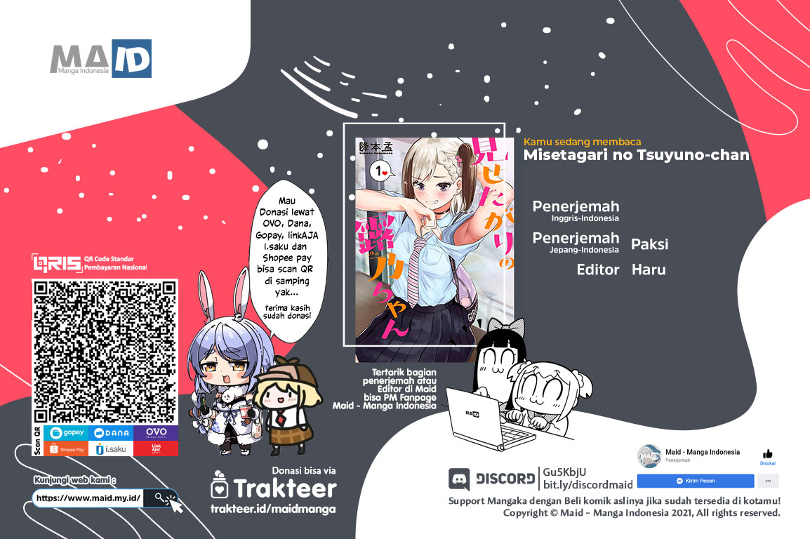 Misetagari no Tsuyuno-chan Chapter 09 Bahasa Indonesia