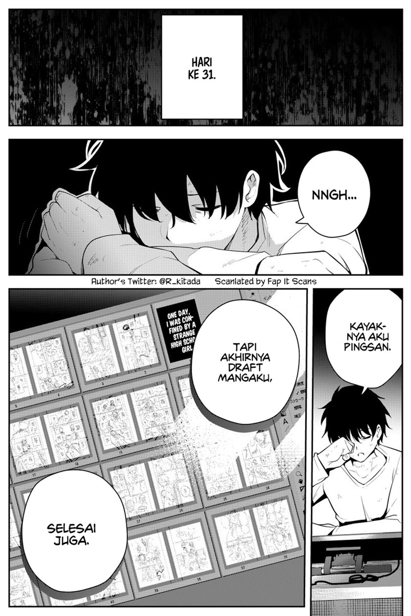 Mishiranu Joshikousei ni Kankensareta Mangaka no Hanashi (The Story of a Manga Artist Confined by a Strange High School Girl) chapter 31