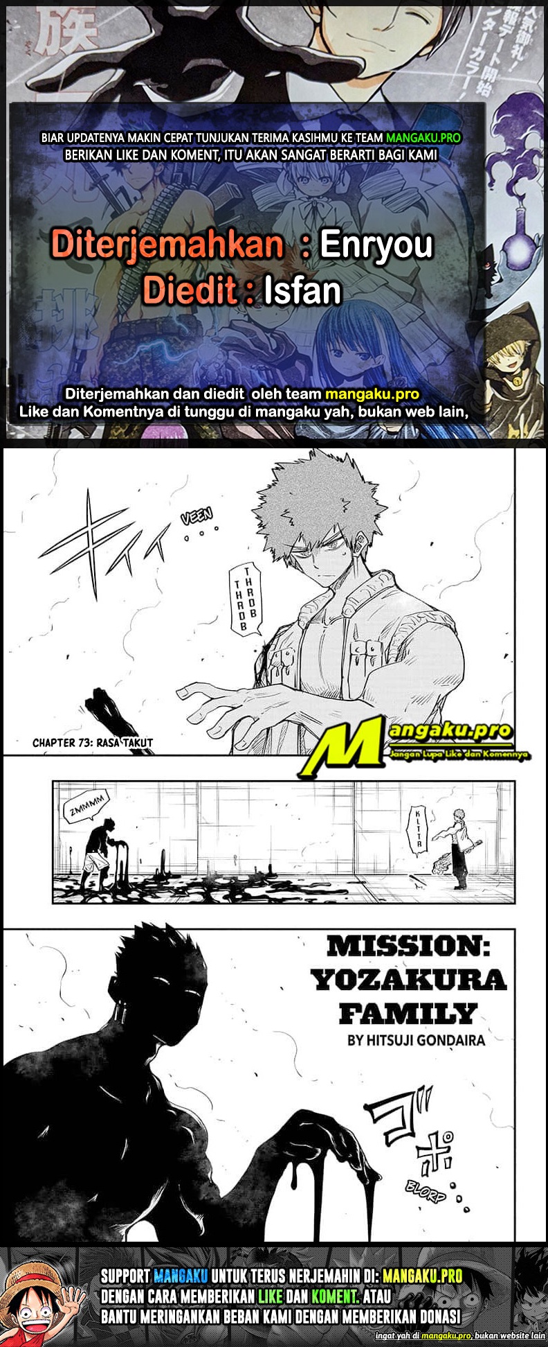 Dilarang COPAS - situs resmi www.mangacanblog.com - Komik mission yozakura family 073 - chapter 73 74 Indonesia mission yozakura family 073 - chapter 73 Terbaru 0|Baca Manga Komik Indonesia|Mangacan