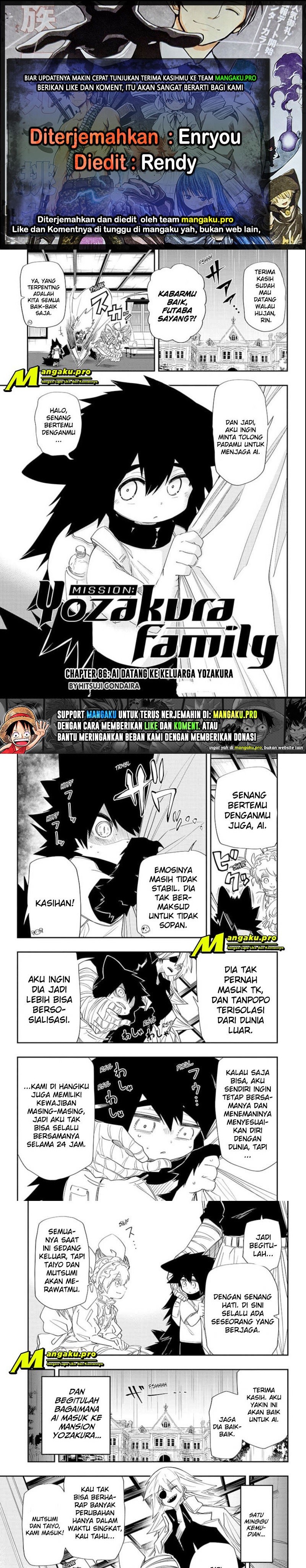 Dilarang COPAS - situs resmi www.mangacanblog.com - Komik mission yozakura family 086 - chapter 86 87 Indonesia mission yozakura family 086 - chapter 86 Terbaru 0|Baca Manga Komik Indonesia|Mangacan