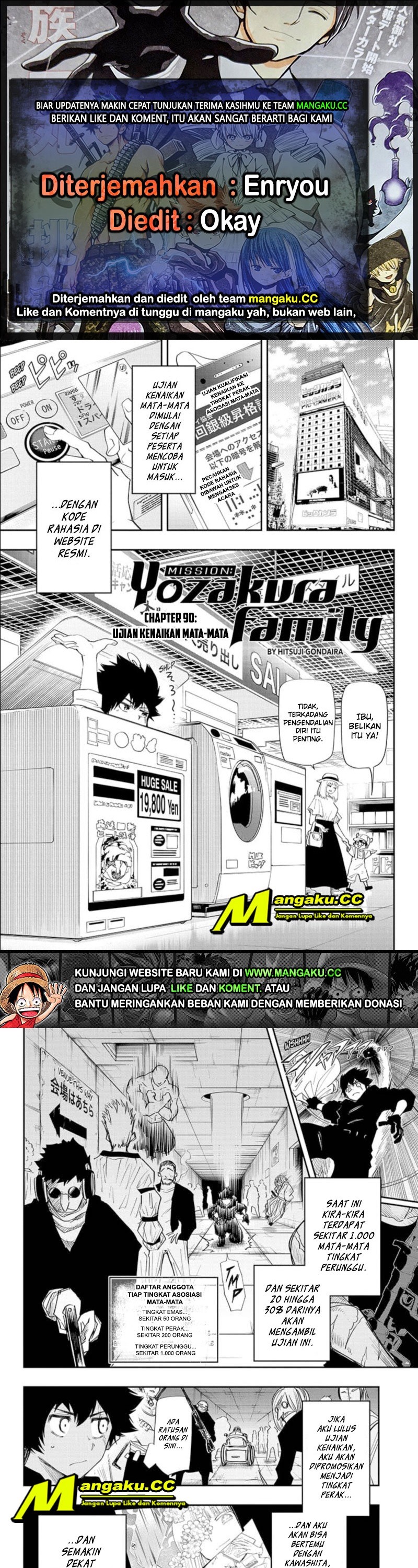 Dilarang COPAS - situs resmi www.mangacanblog.com - Komik mission yozakura family 090 - chapter 90 91 Indonesia mission yozakura family 090 - chapter 90 Terbaru 0|Baca Manga Komik Indonesia|Mangacan