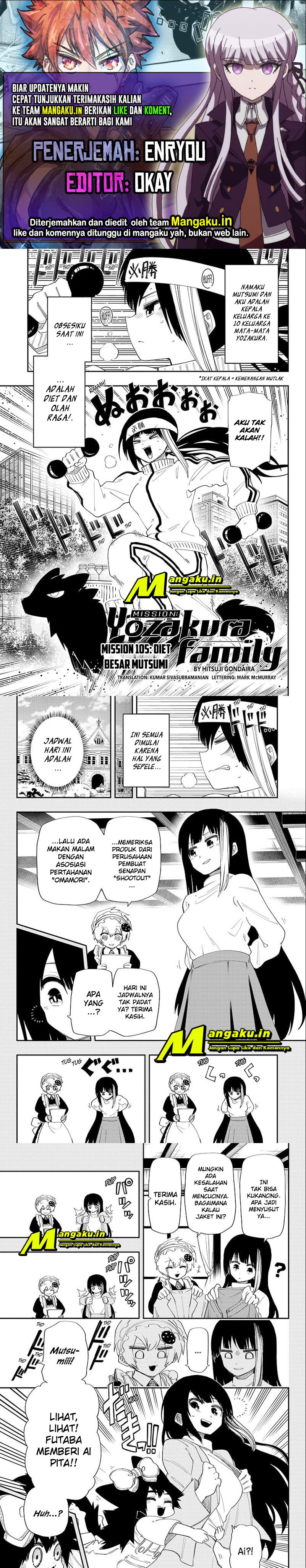 Dilarang COPAS - situs resmi www.mangacanblog.com - Komik mission yozakura family 105 - chapter 105 106 Indonesia mission yozakura family 105 - chapter 105 Terbaru 0|Baca Manga Komik Indonesia|Mangacan