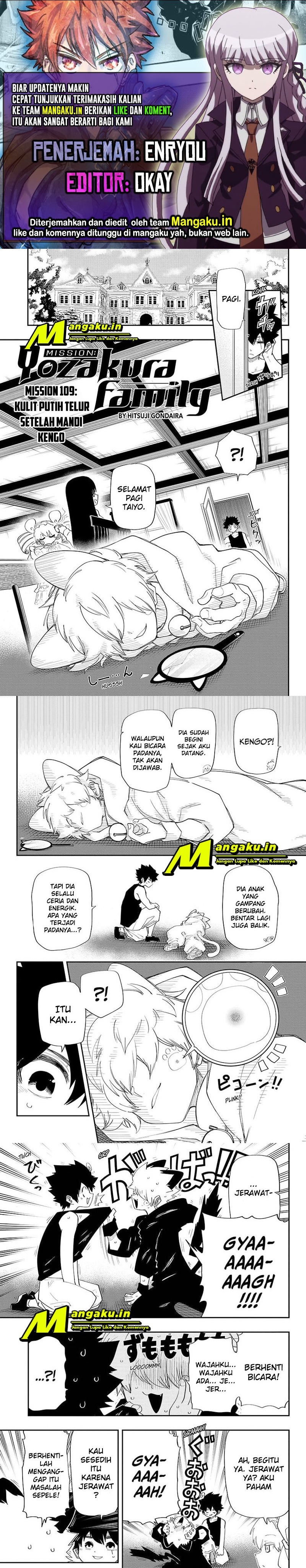 Dilarang COPAS - situs resmi www.mangacanblog.com - Komik mission yozakura family 109 - chapter 109 110 Indonesia mission yozakura family 109 - chapter 109 Terbaru 0|Baca Manga Komik Indonesia|Mangacan