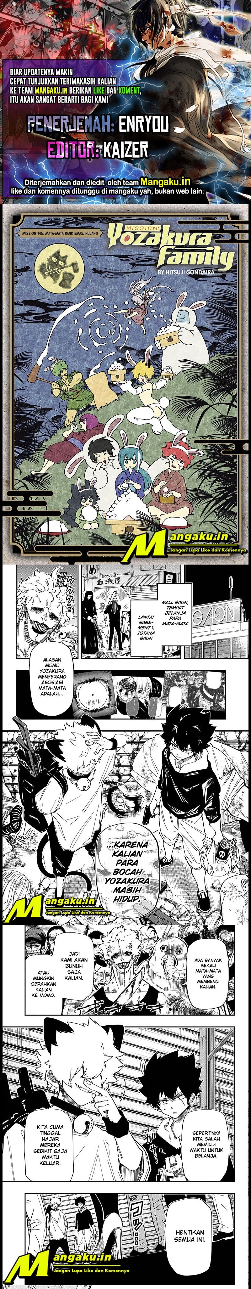 Dilarang COPAS - situs resmi www.mangacanblog.com - Komik mission yozakura family 145 - chapter 145 146 Indonesia mission yozakura family 145 - chapter 145 Terbaru 0|Baca Manga Komik Indonesia|Mangacan