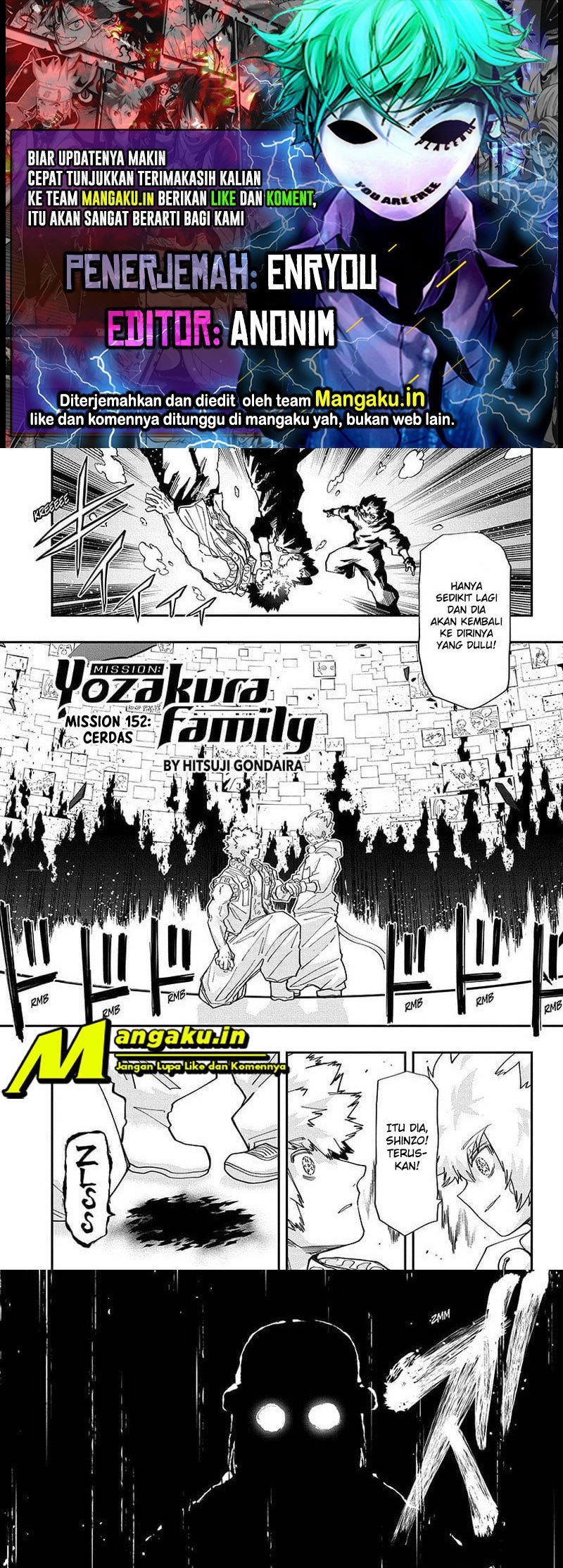 Dilarang COPAS - situs resmi www.mangacanblog.com - Komik mission yozakura family 152 - chapter 152 153 Indonesia mission yozakura family 152 - chapter 152 Terbaru 0|Baca Manga Komik Indonesia|Mangacan