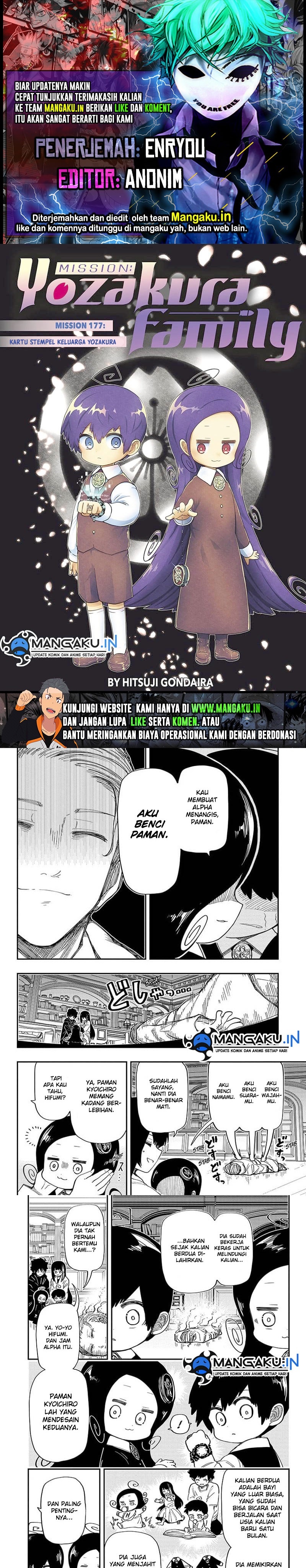 Dilarang COPAS - situs resmi www.mangacanblog.com - Komik mission yozakura family 177 - chapter 177 178 Indonesia mission yozakura family 177 - chapter 177 Terbaru 0|Baca Manga Komik Indonesia|Mangacan