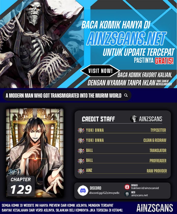 Modern Man Who Fall Into Murim chapter 129