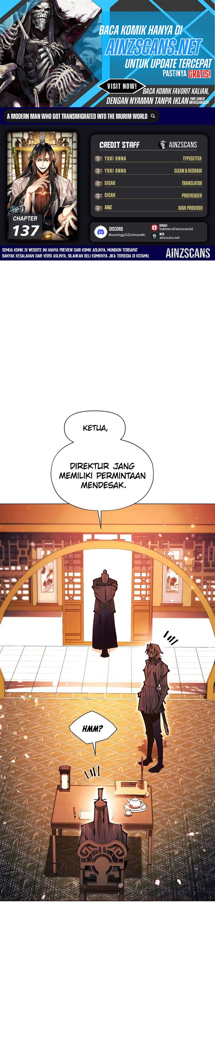 Modern Man Who Fall Into Murim chapter 137