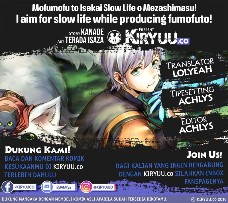 Mofumofu to Isekai Slow Life o Mezashimasu! Chapter 02 Bahasa Indonesia