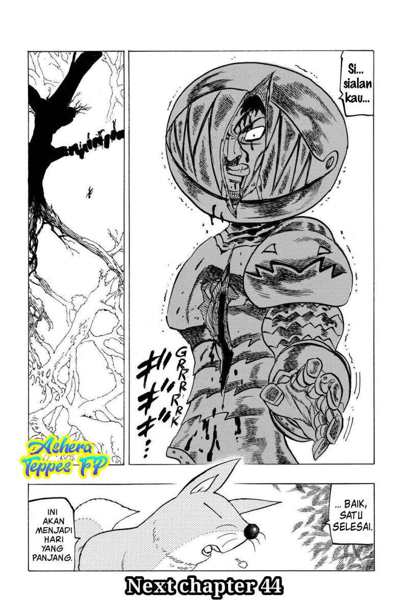 Mokushiroku no Yonkishi chapter 43