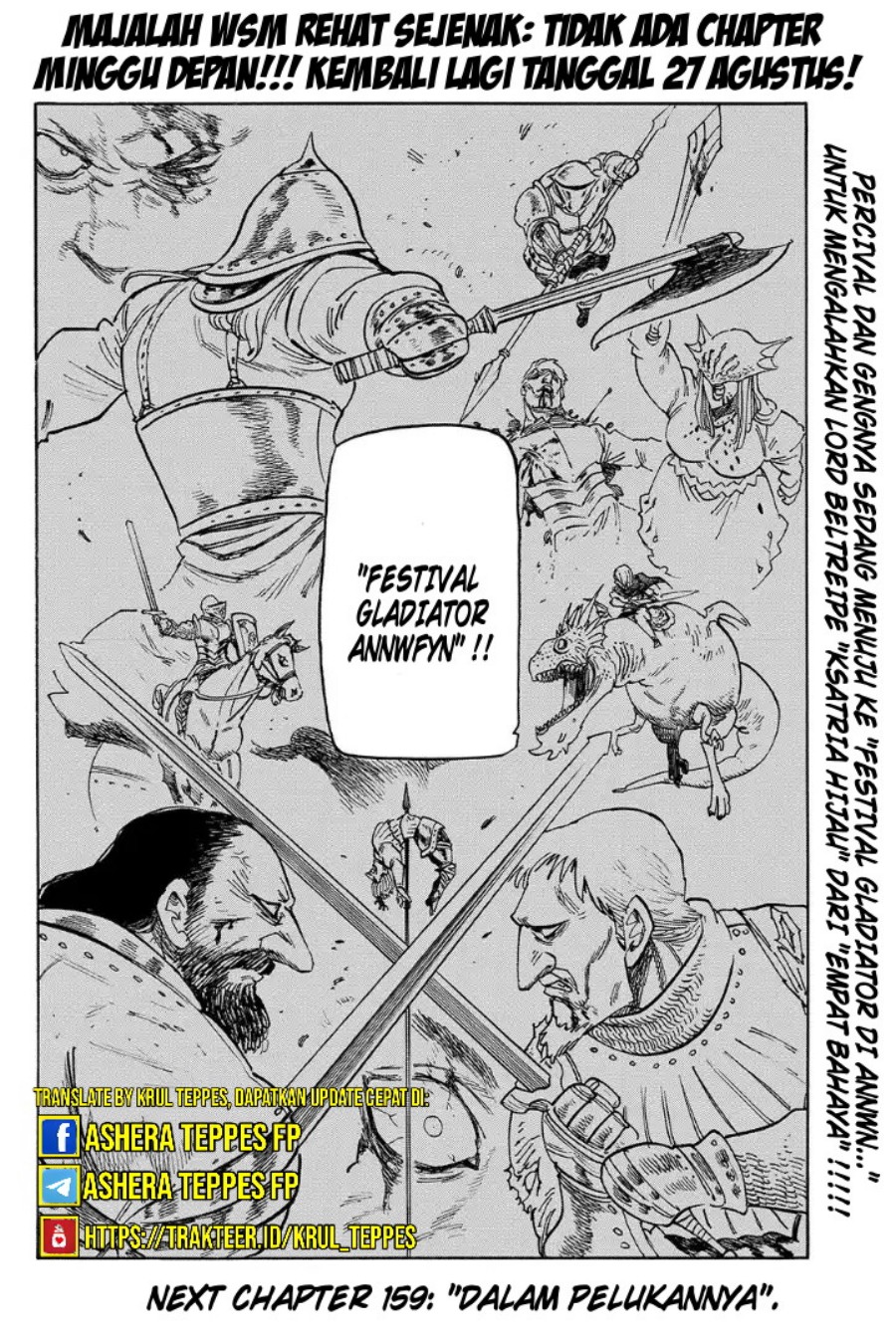 Mokushiroku no Yonkishi chapter 158