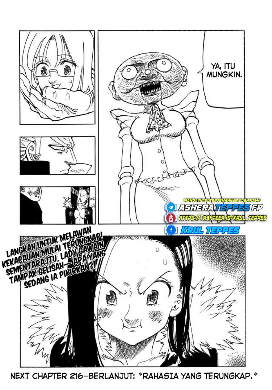 Mokushiroku no Yonkishi Chapter 215 Bahasa Indonesia