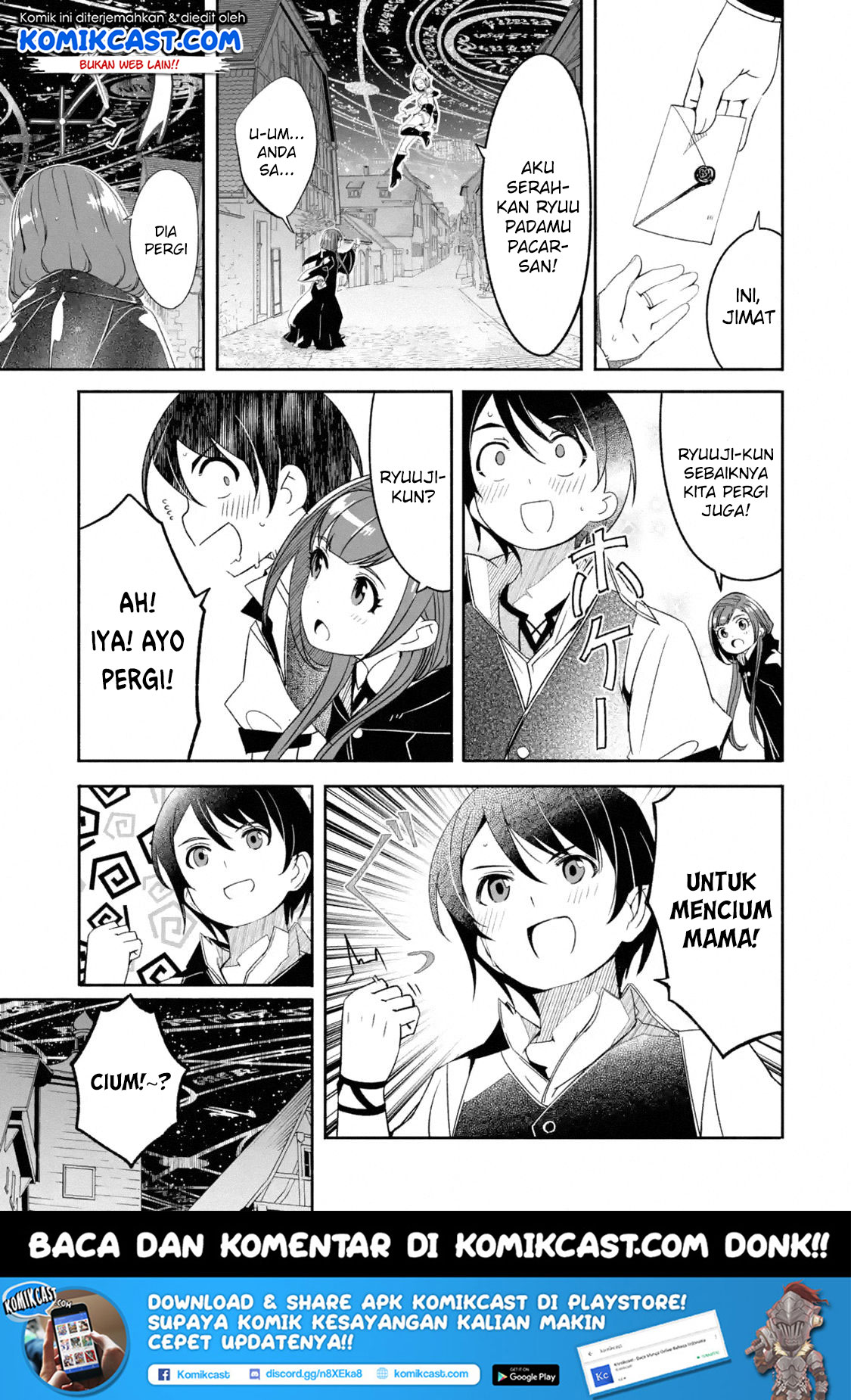 Mom, Please Don’t Come Adventuring With Me! Chapter 05.4 Bahasa Indonesia
