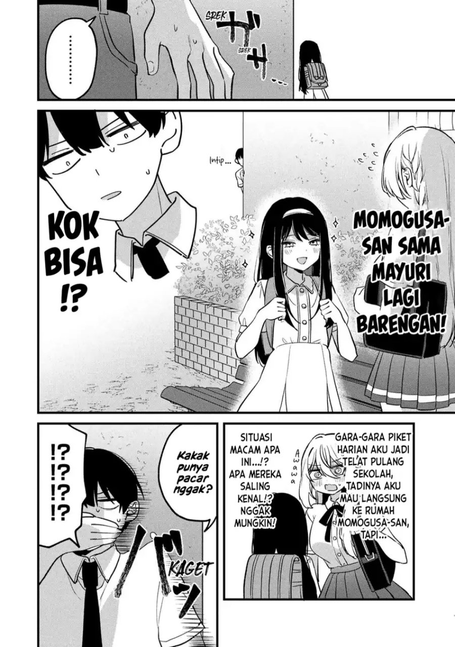 Momogusa-san ga Monogusa Sugiru!! Chapter 18 Bahasa Indonesia