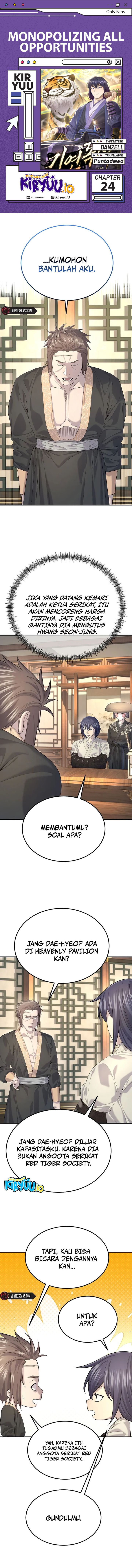 Monopolizing All Opportunities Chapter 24 Bahasa Indonesia